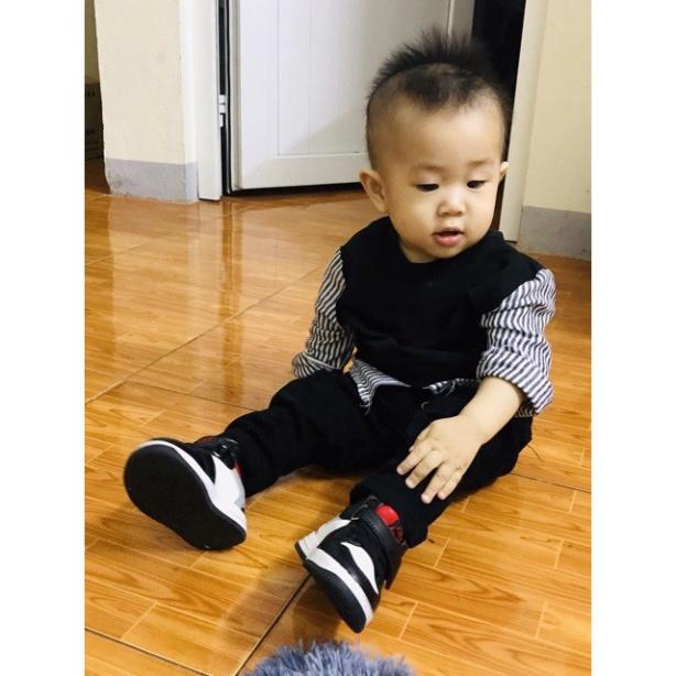 Cho Bé Giầy thể thao trẻ em Giày bốt cao cổ cho bé trai bé gái siêu nhẹ KIKE có quai dán hàng Quảng Châu siêu cấp JK68