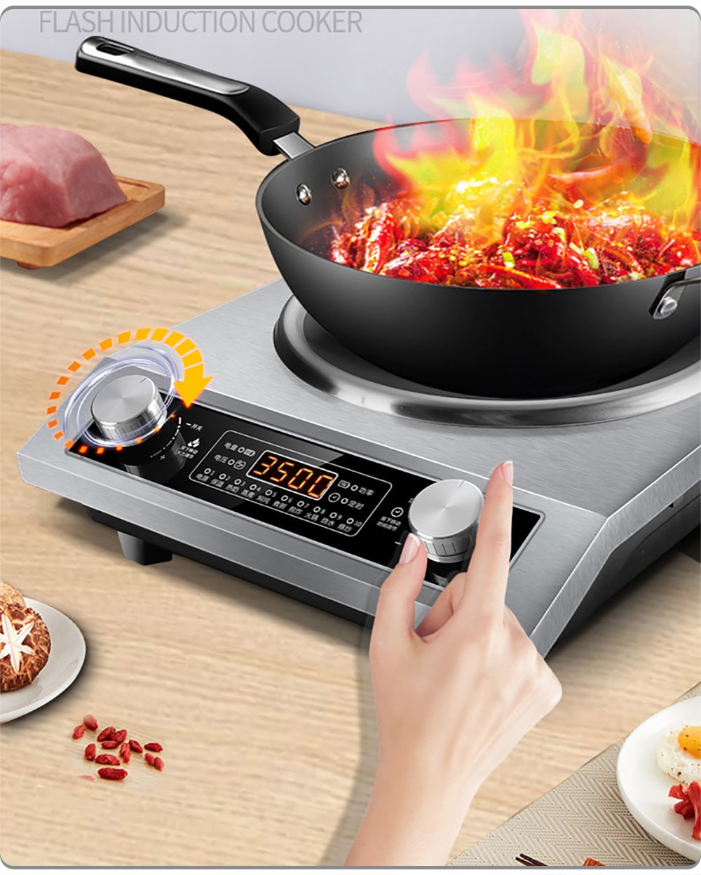 Bếp Điện Từ Đơn Công Suất Cao 3500W High Power Induction Cooker