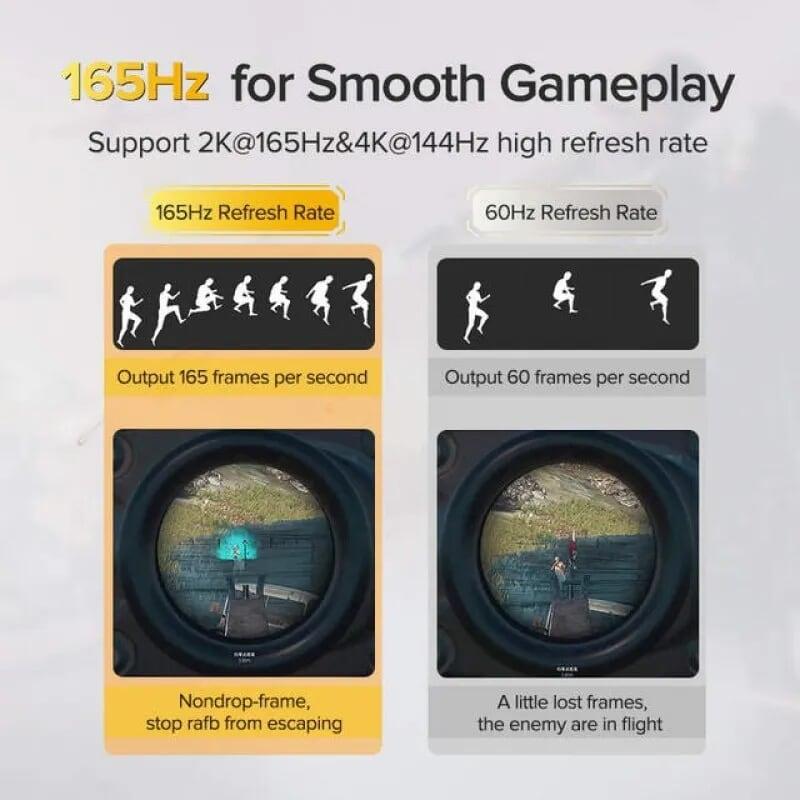 Ugreen UG60843DP112TK 2m cáp dp ra displayport 1.4 version hợp kim bọc lưới chống nhiễu màu đen - HÀNG CHÍNH HÃNG