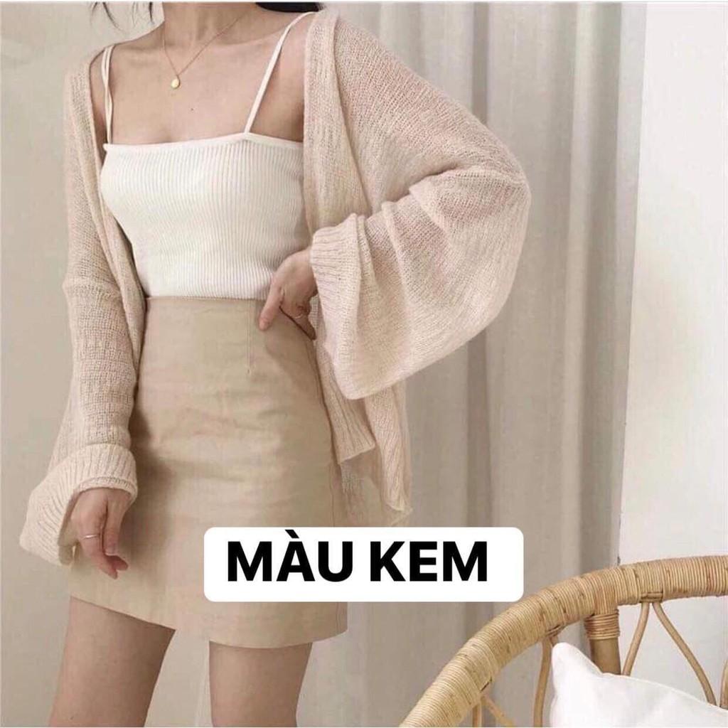 Áo len cardigan mỏng nhẹ siêu đẹp siêu hot 2020