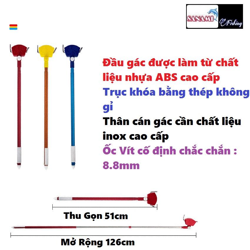 Gác Cần Tốc Độ Cao Cấp Sanami Fishing SKK-20 Chuyên Câu Đơn Câu Đài, chống cần câu tay cao cấp