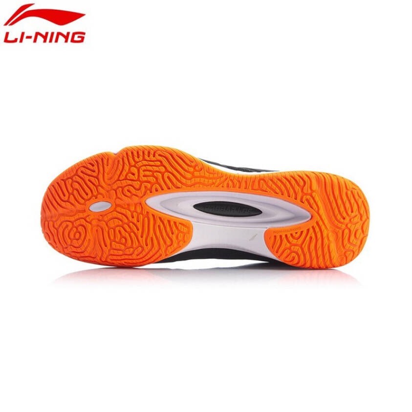 Giày cầu lông Li-Ning AYTP023-3 mẫu mới tăng độ ma sát chống trơn trượt khi di chuyển hàng chính hãng dành cho nam màu đen phối vàng đủ size