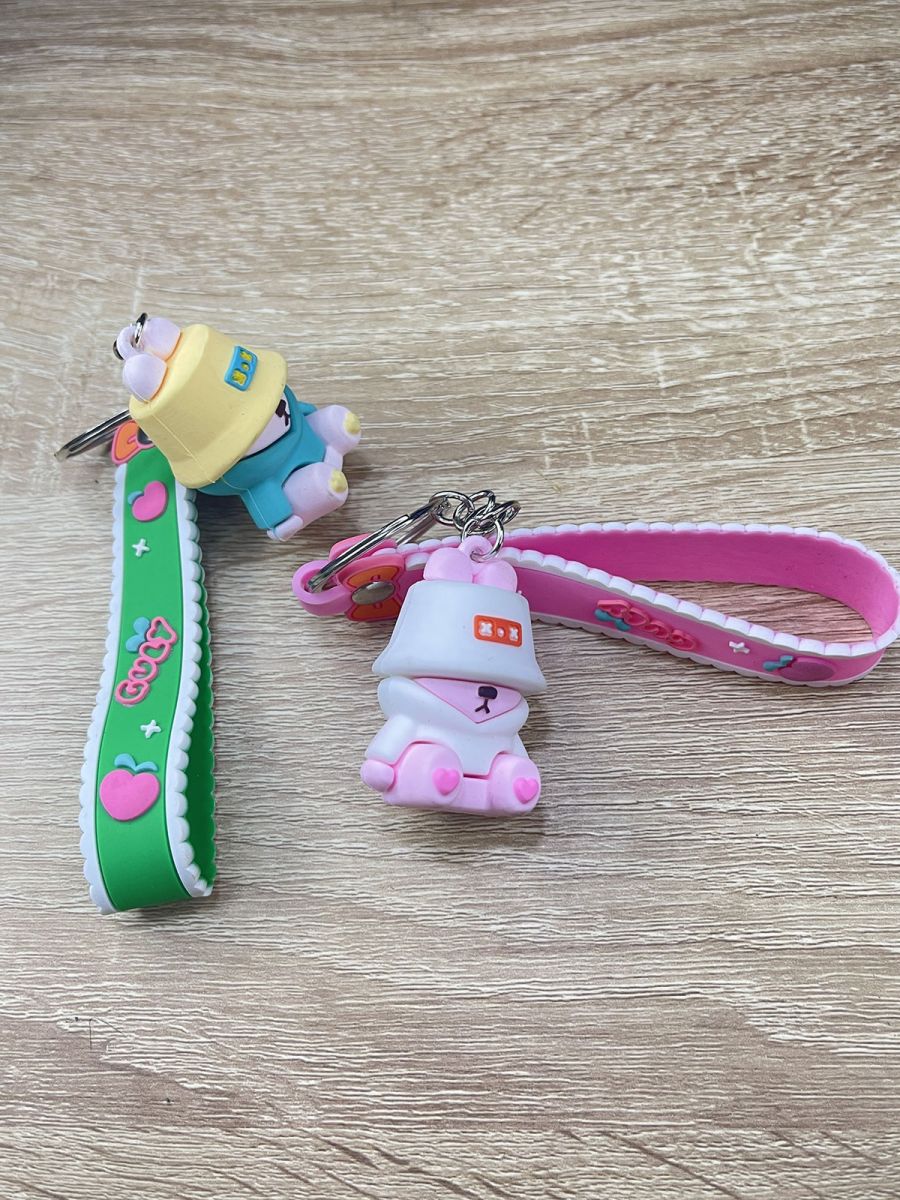 Móc Khoá Hình Gấu Đội Nón