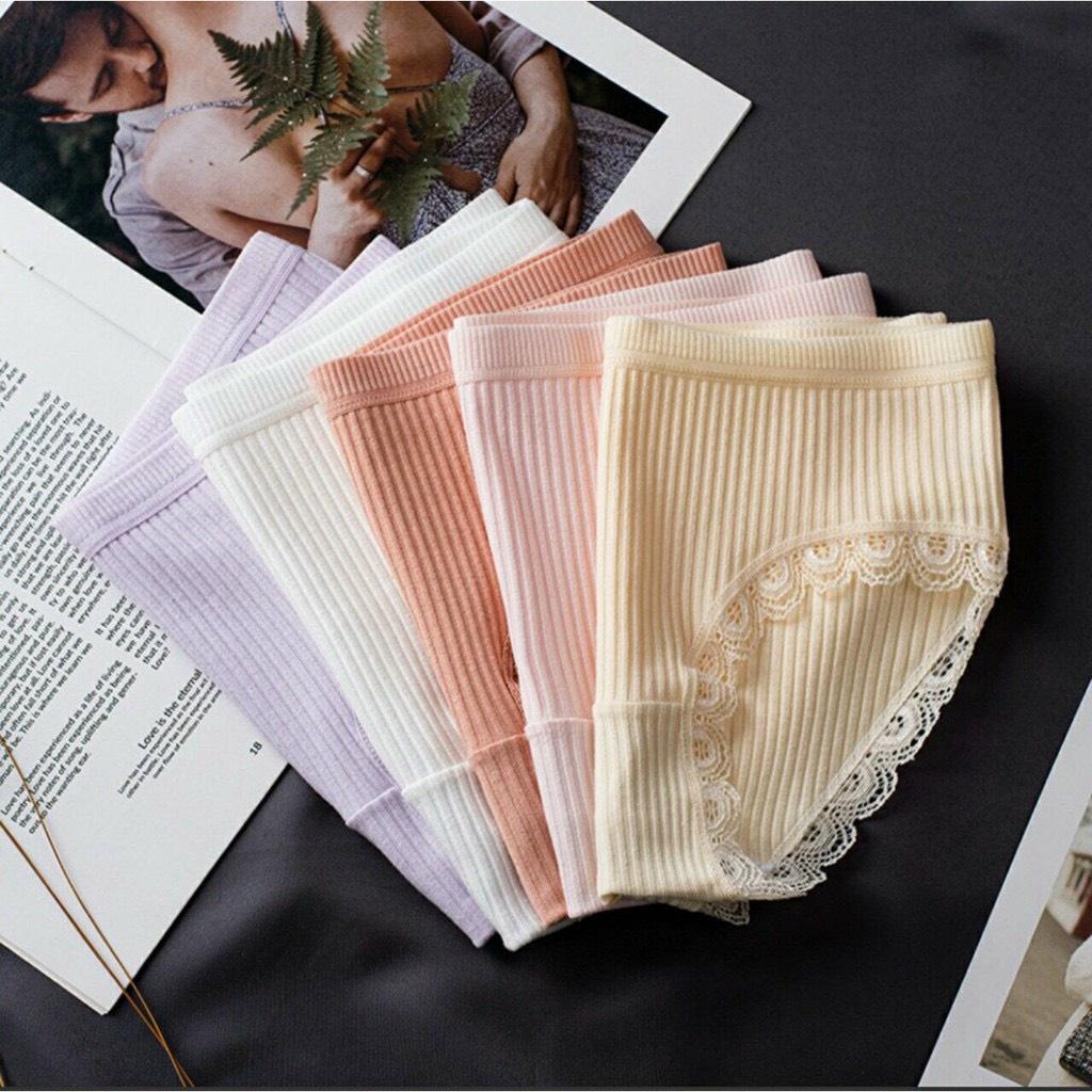 Set 5 Quần lót len tăm kháng khuẩn 100%