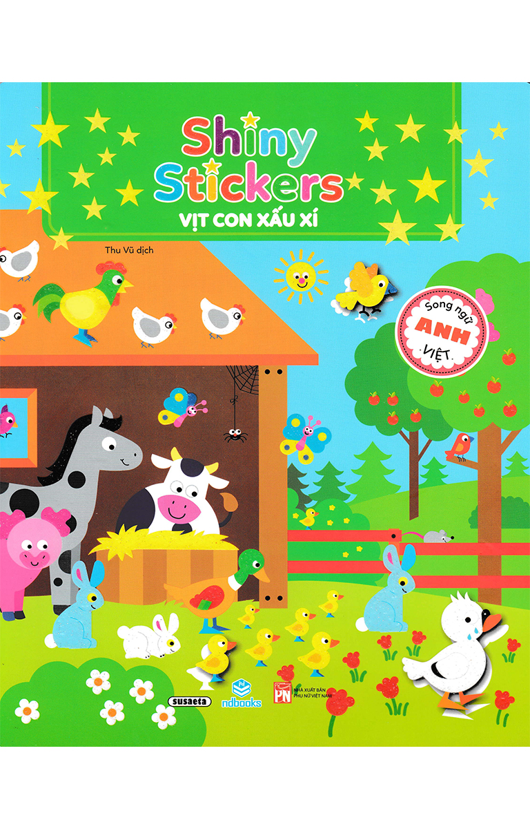 Shiny Stickers: Vịt Con Xấu Xí - Song Ngữ Anh - Việt