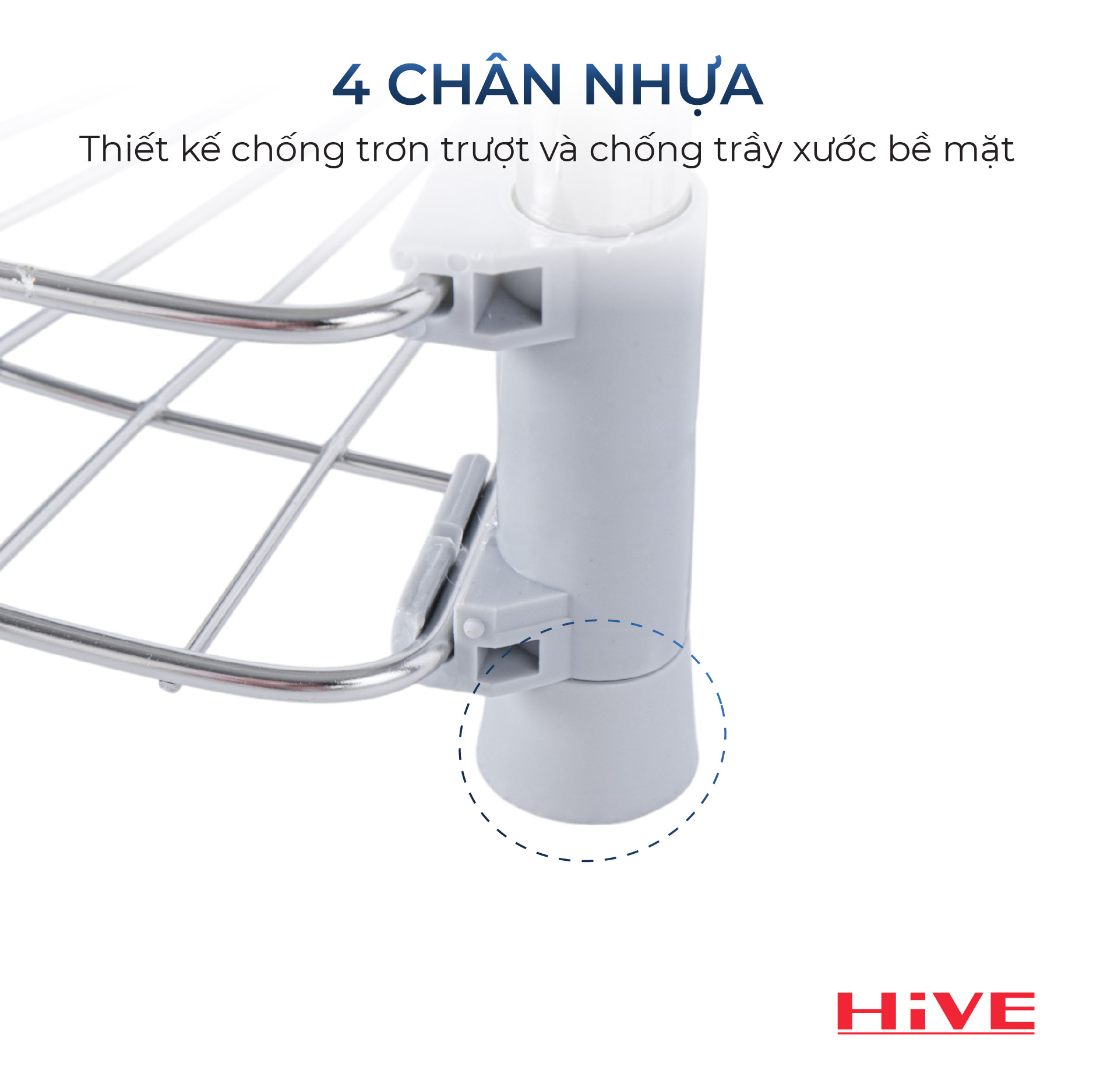 Kệ Tam Giác đa năng Inox 2/3/4 Tầng Cao Cấp