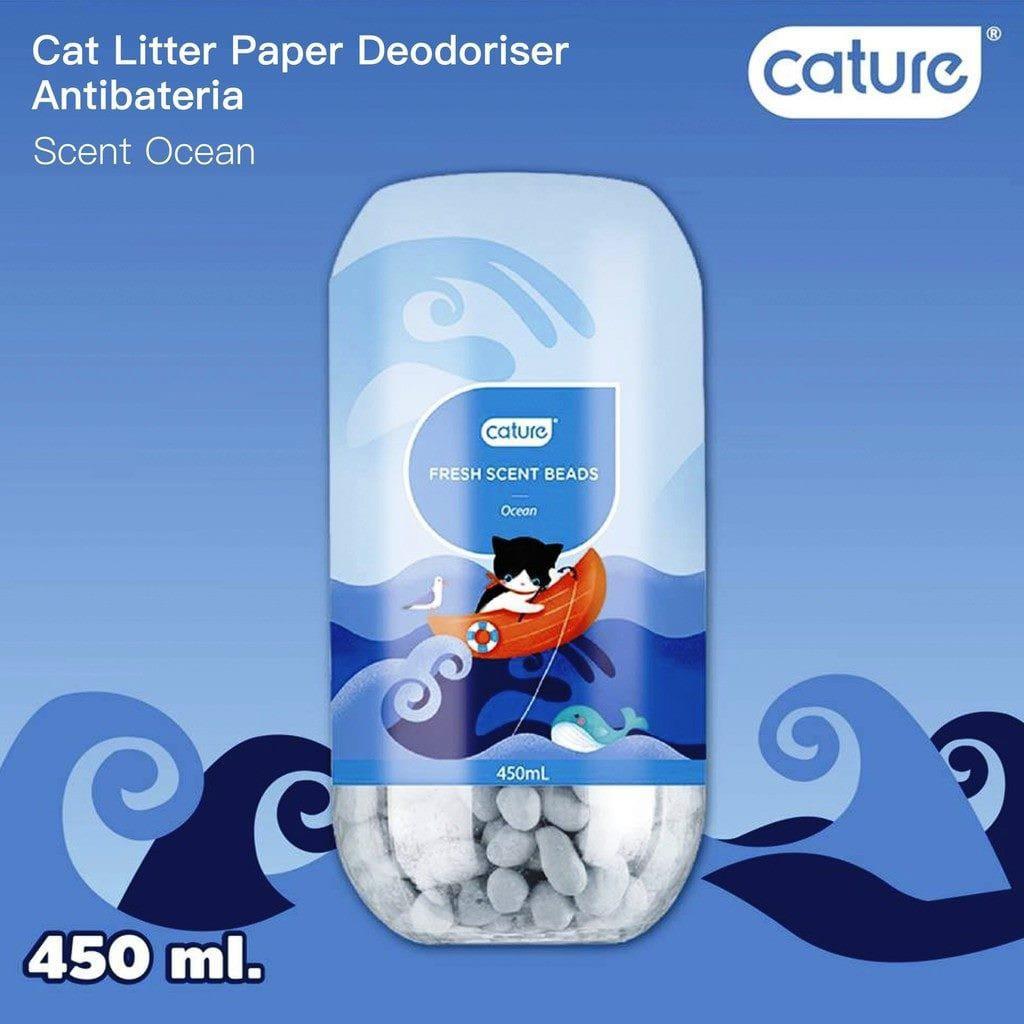 Viên khử mùi, hạt khử mùi cát mèo Cature Fresh Scent Beads 450ml - Bivido