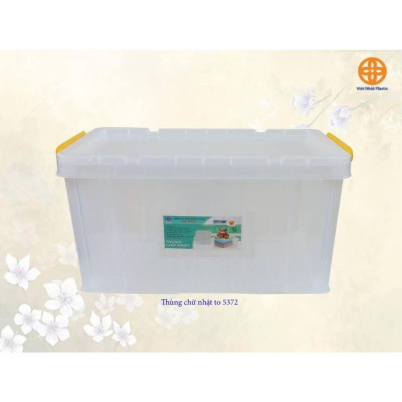 THÙNG NHỰA CHỮ NHẬT GIẢ MỸ VIỆT NHẬT CÁC CỠ 25L/35L