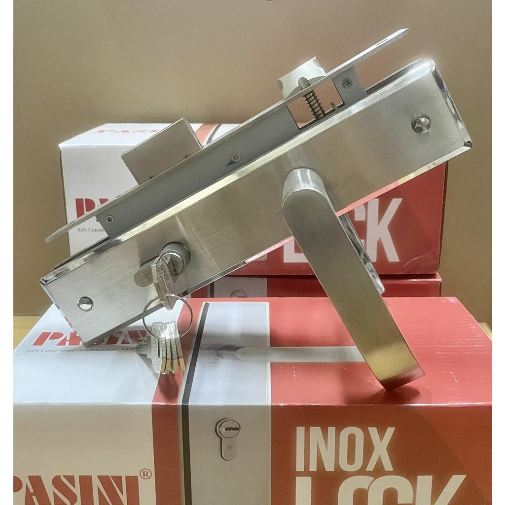 (Pasini) Khoá tay gạt INOX304 dày 1.5mm dùng cho cưa nhôm, sắt, gỗ