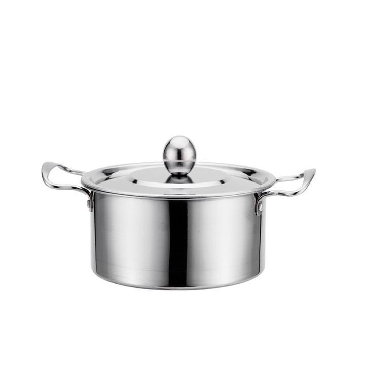 Combo 3 Nồi Inox Sus 304 Có Nắp Và Tay Cầm Tiện Dụng