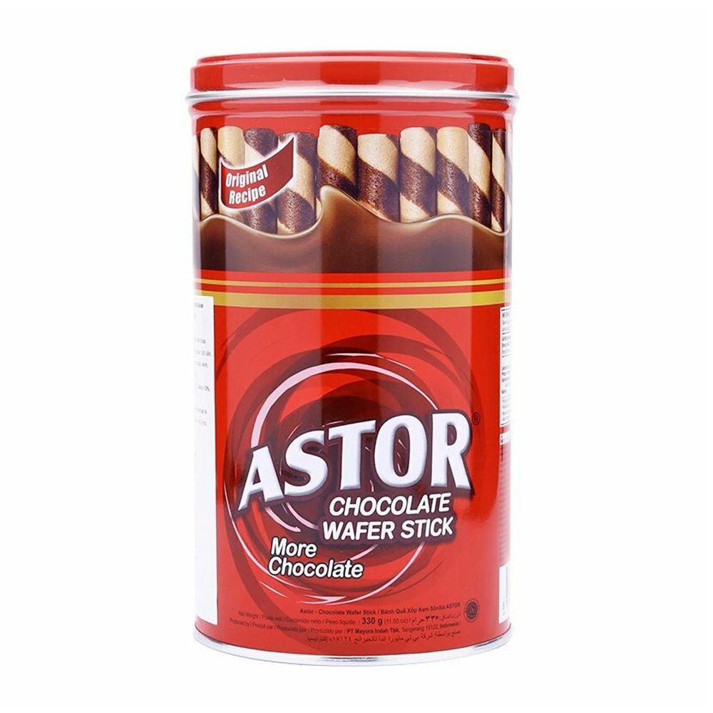 Combo 2 Bánh Quế Xốp Kem Astor Socola 330gram/Hộp x2