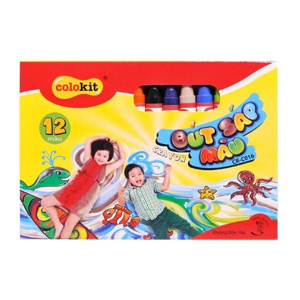 Bút Sáp Màu Colokit CR-C016 (Hộp 12 Màu)