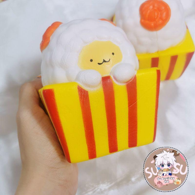 Đồ chơi Squishy Cừu Bắp Rang Bơ