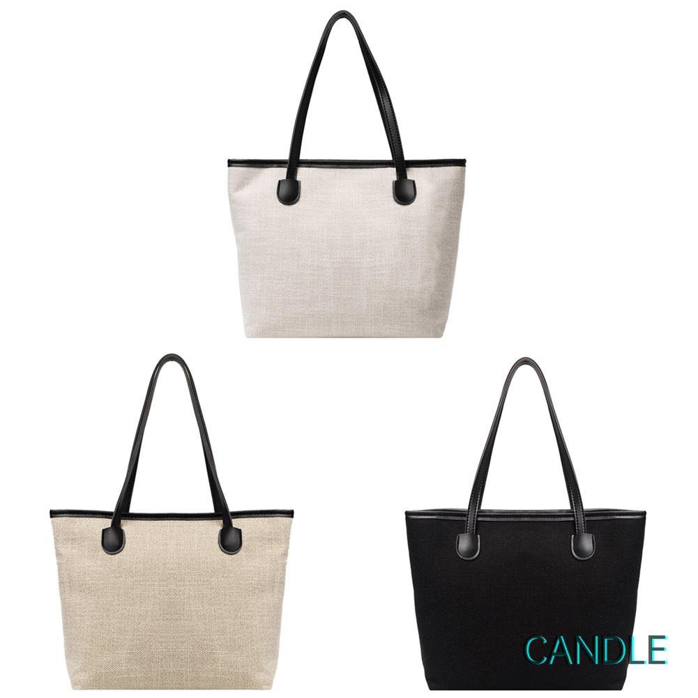 Túi Xách Tay Bằng Vải Canvas Cỡ Lớn Tiện Dụng Dành Cho Nữ