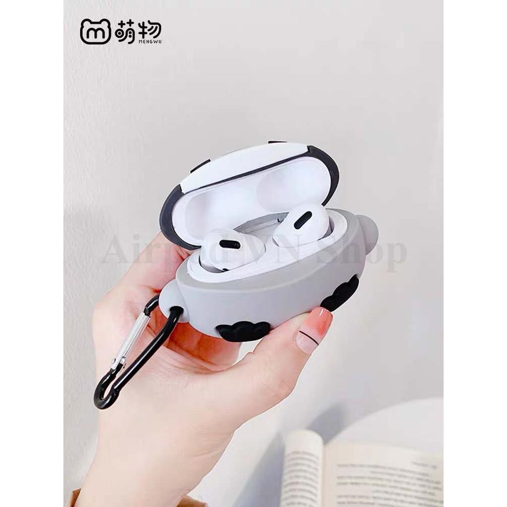 Bao Case Ốp dành cho Airpods 1-2, Airpods Pro chim cách cụt silicon 3D cao cấp