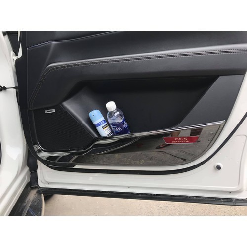 Ốp Tapli, màng loa cánh cửa xe Mazda CX5, CX-5 2018- 2022 Ốp chống xước cánh cửa, Hàng TiTan Cao Cấp