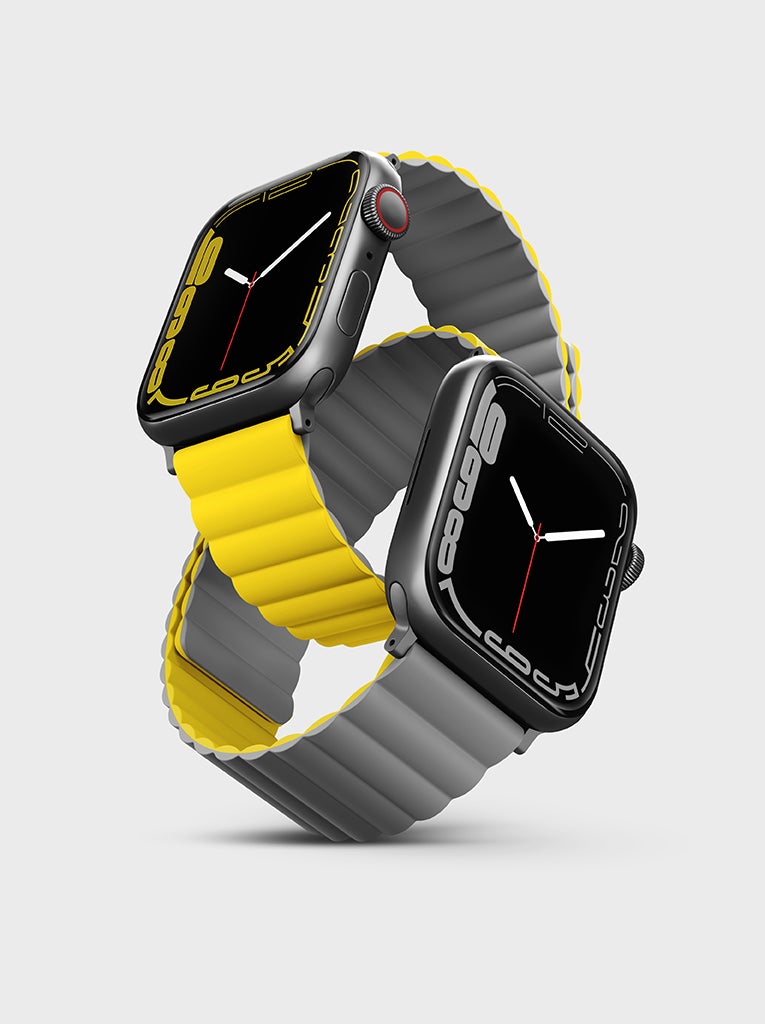 Dây đeo UNIQ Revix Reversible Magnetic Silicone Strap (42/44/45mm) cho Apple Watch 1~7/ SE - Hàng chính hãng