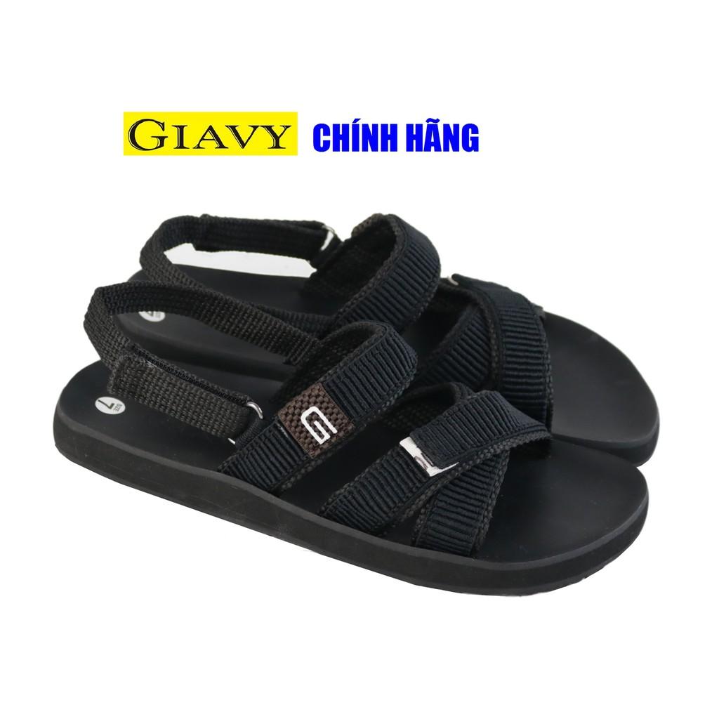 Dép nữ quai hậu Giavy dạng chéo SK345