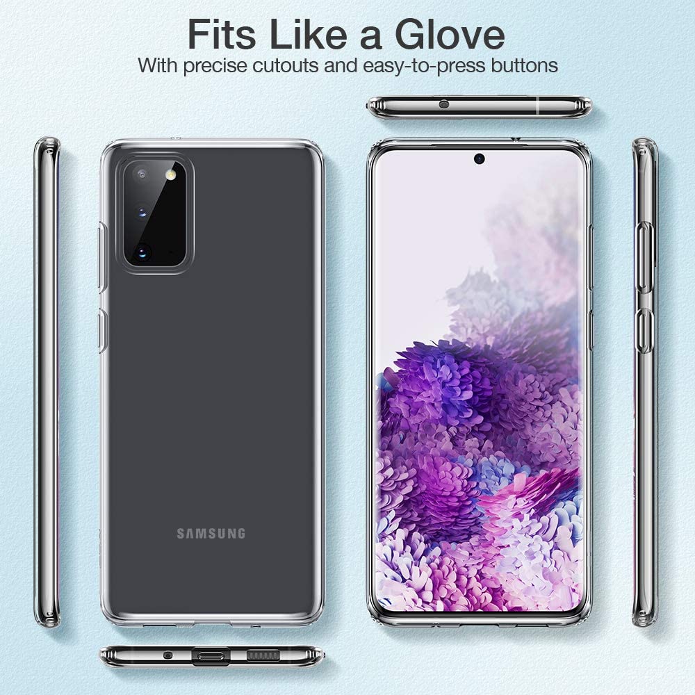 Hình ảnh Ốp lưng dẻo silicon cho Samsung Galaxy S20  hiệu Ultra Thin (siêu mỏng 0.6mm, chống trầy, chống bụi) - Hàng nhập khẩu
