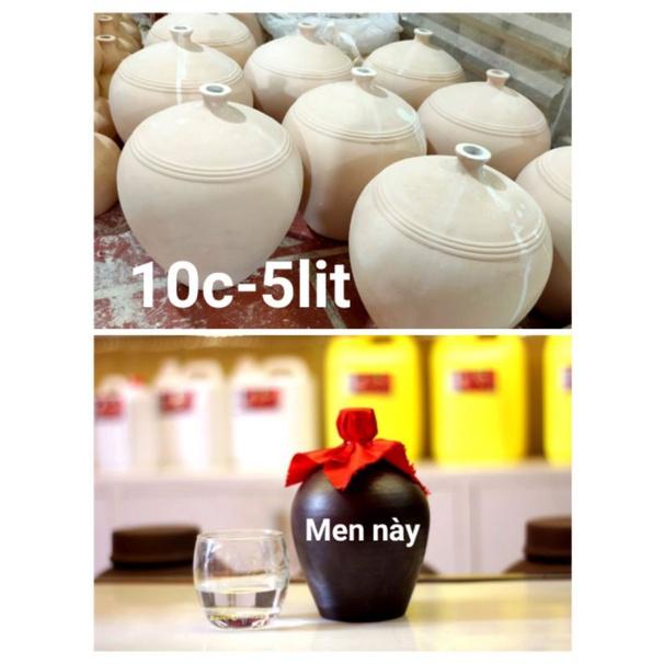 Nậm rợu gốm sứ Bát Tràng dáng tròn,dung tích 2 lít,3 lít, 5 lít