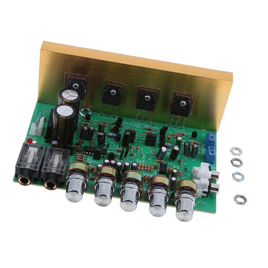 Dual Channel 100W Stereos Amplifier Board Modules with Frame Knob