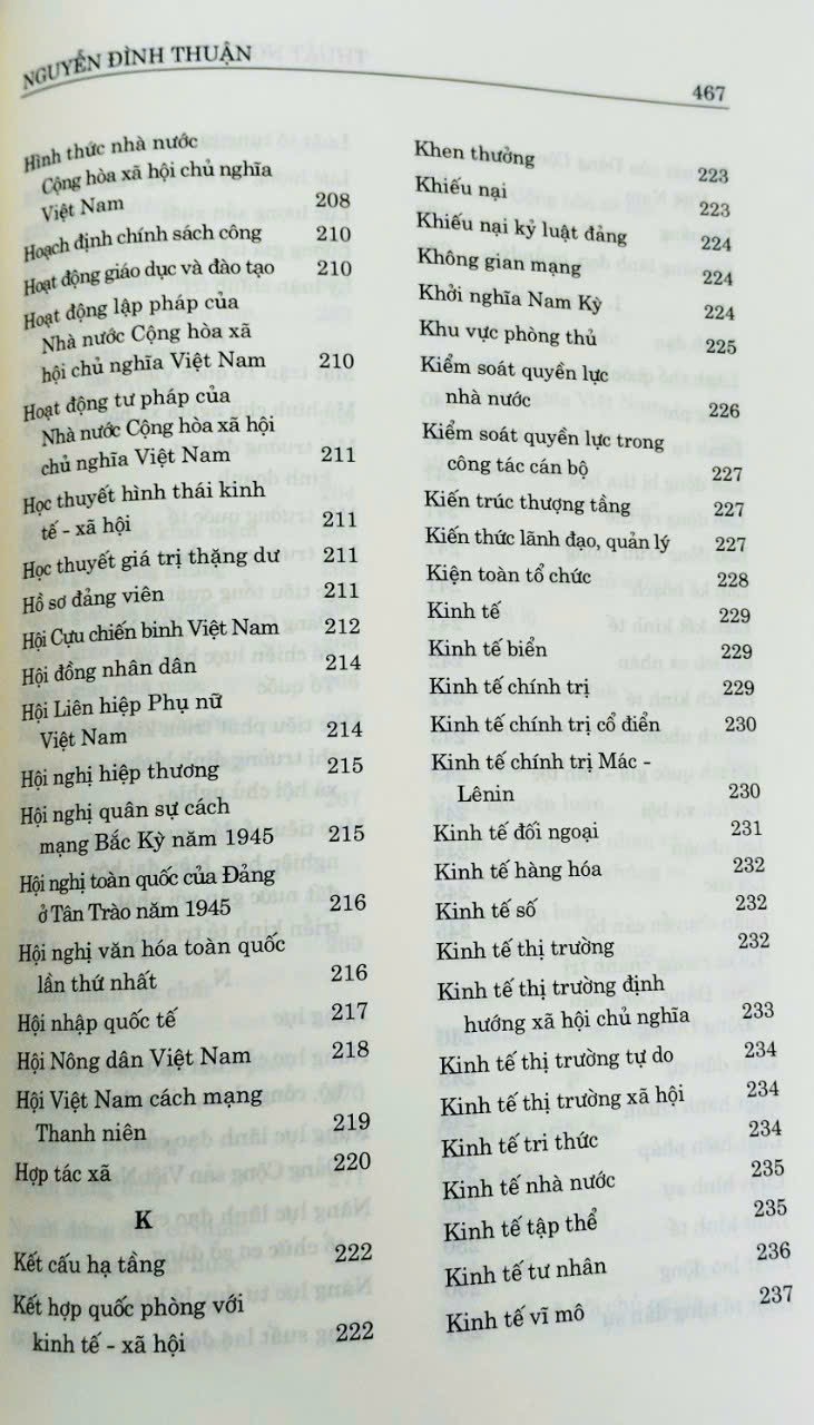 Thuật Ngữ Lý Luận Chính Trị
