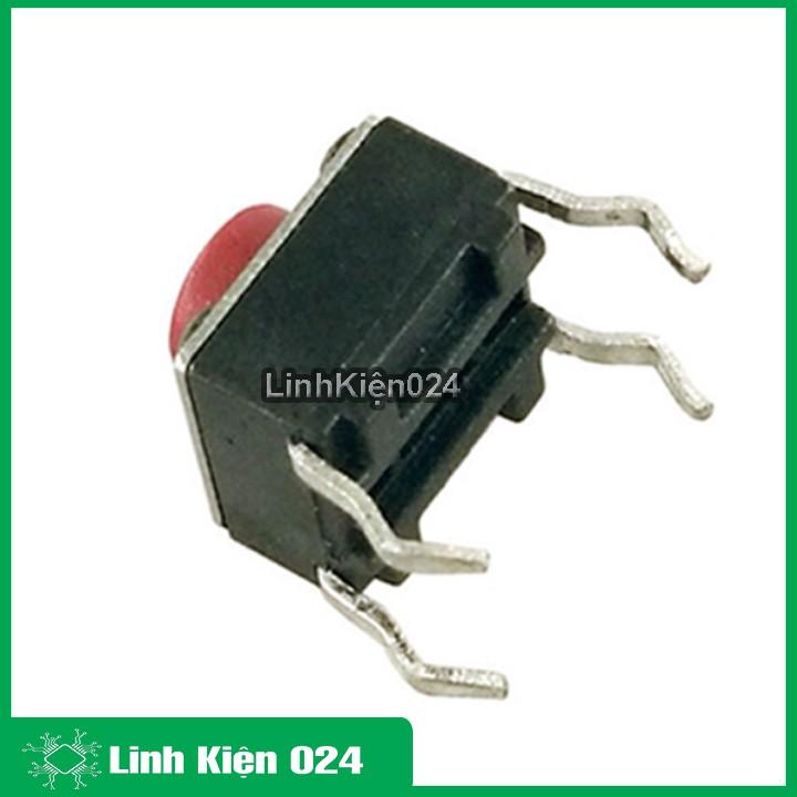 Nút Nhấn 4 Chân 6x6x5mm (Đỏ -1 Con)