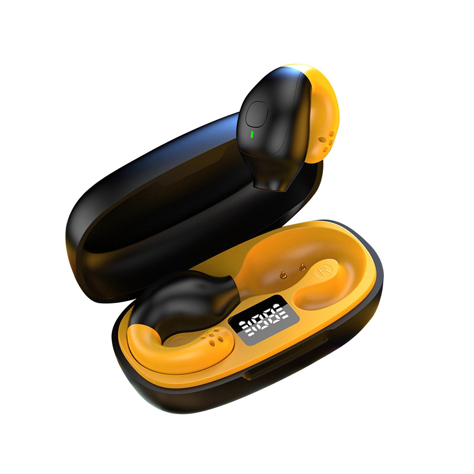 Wireless Sport Earbuds Earphone Noise Reduction with Charging Case Clip on Earbud Business Earphones for Running Gym Exerciese Sport Cycling