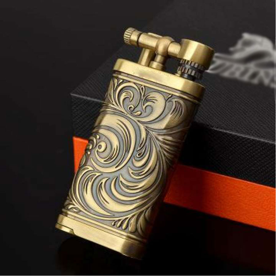 Hộp Quẹt Gas Đá Hút Tẩu SK36-1 Cực Mạnh + Tặng Tai Nghe Nhét Tai Cao Cấp