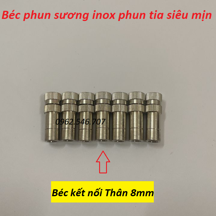 Béc phun sương làm mát chân nối nhanh 8mm | béc phun sương làm mát | đầu béc phun sương