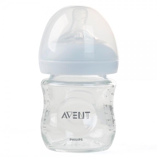 Bình Sữa Thủy Tinh Philips Avent Natural 120ml / 240ml mô phỏng tự nhiên