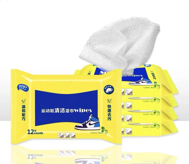 Gói 30 tờ giấy ướt lau giày vàng chuyên dụng - Hàng Nhập Khẩu