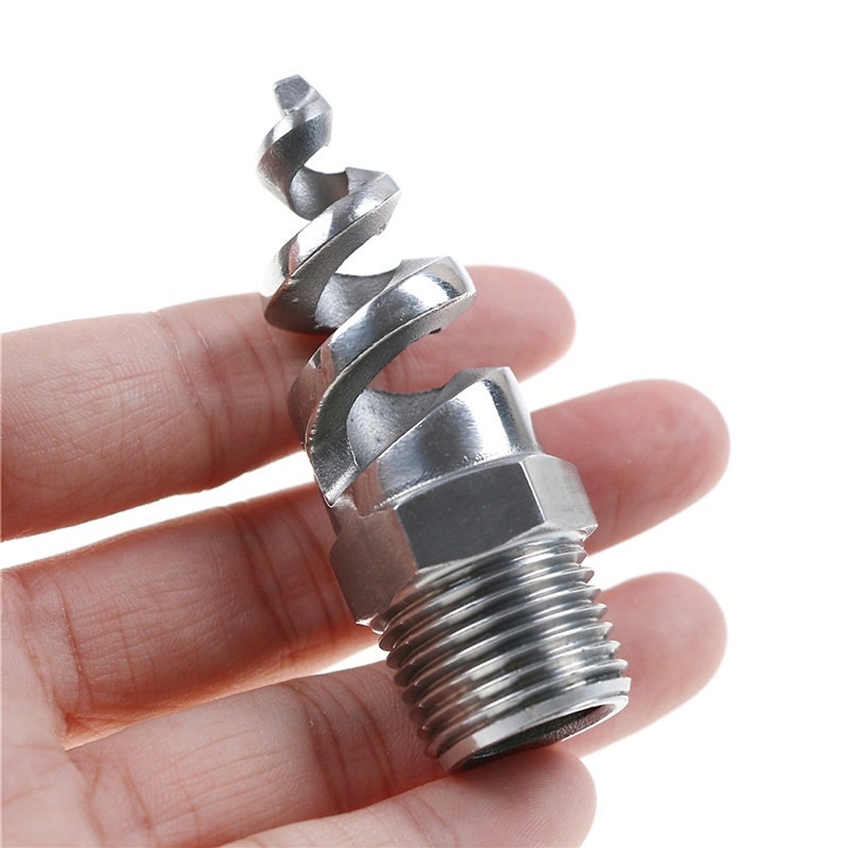 Đầu phun xòe dạng xoắn ốc phi 17mm