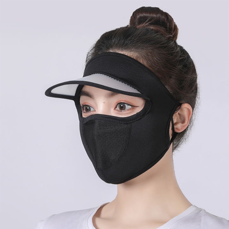 Khẩu trang 2in1 vừa khẩu trang kèm mũ lưỡi trai
