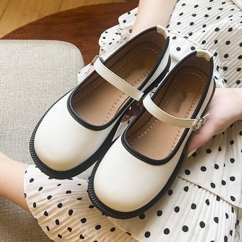 Giày búp bê nữ mũi tròn mary Janes FAROSA - K7 dáng lolita phong cách tiểu thư