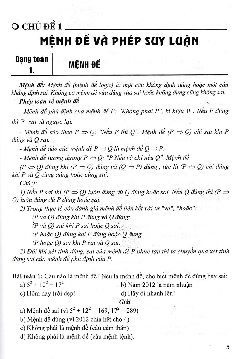 Phương Pháp Giải Các Chủ Đề Căn Bản Đại Số 10 (Biên Soạn Theo Chương Trình GDPT Mới)  - HA