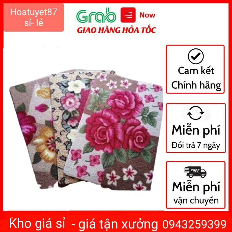 THẢM LAU CHÂN - THẢM LAU CHÂN ĐẸP CHẤT NỈ HOA VĂN