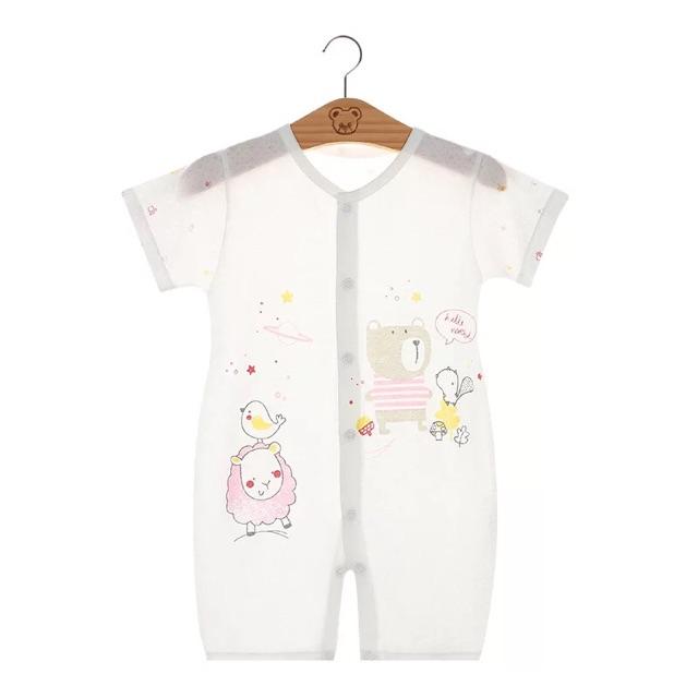 Body đùi cotton tre tự nhiên kháng khuẩn mềm mát an toàn cho bé 0-24m