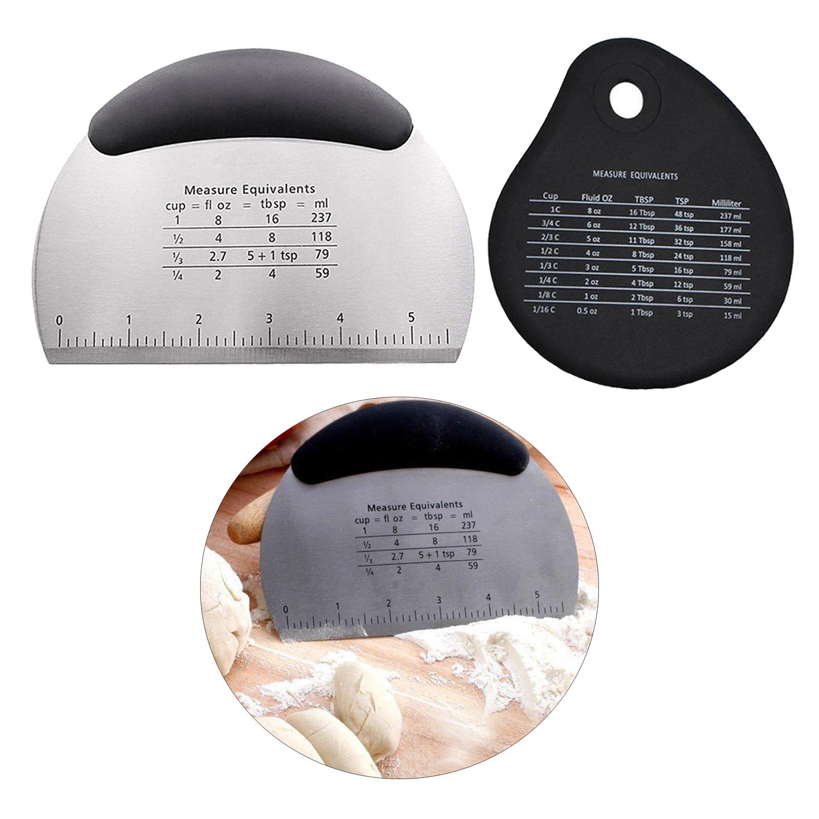 Durable  Scraper Cutter  Pastry Scraper Chopper Pastry Pizza Cutter Chopper for Chief Cake Lovers