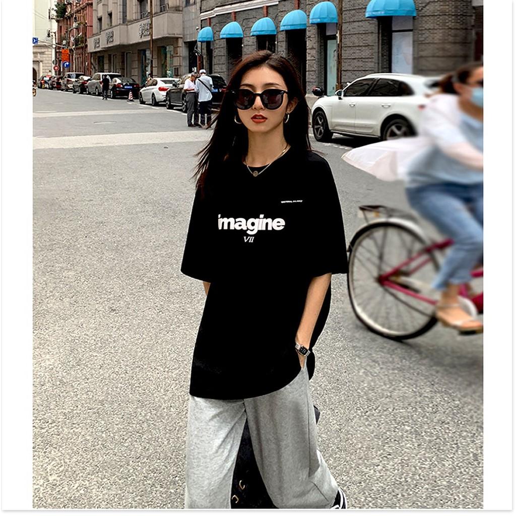 Áo Thun Nam Nữ Imagine VII Unisex - Kiểu áo phông form rộng có regular và tay lỡ Ulzzang Leevin Store Thời trang AOMI