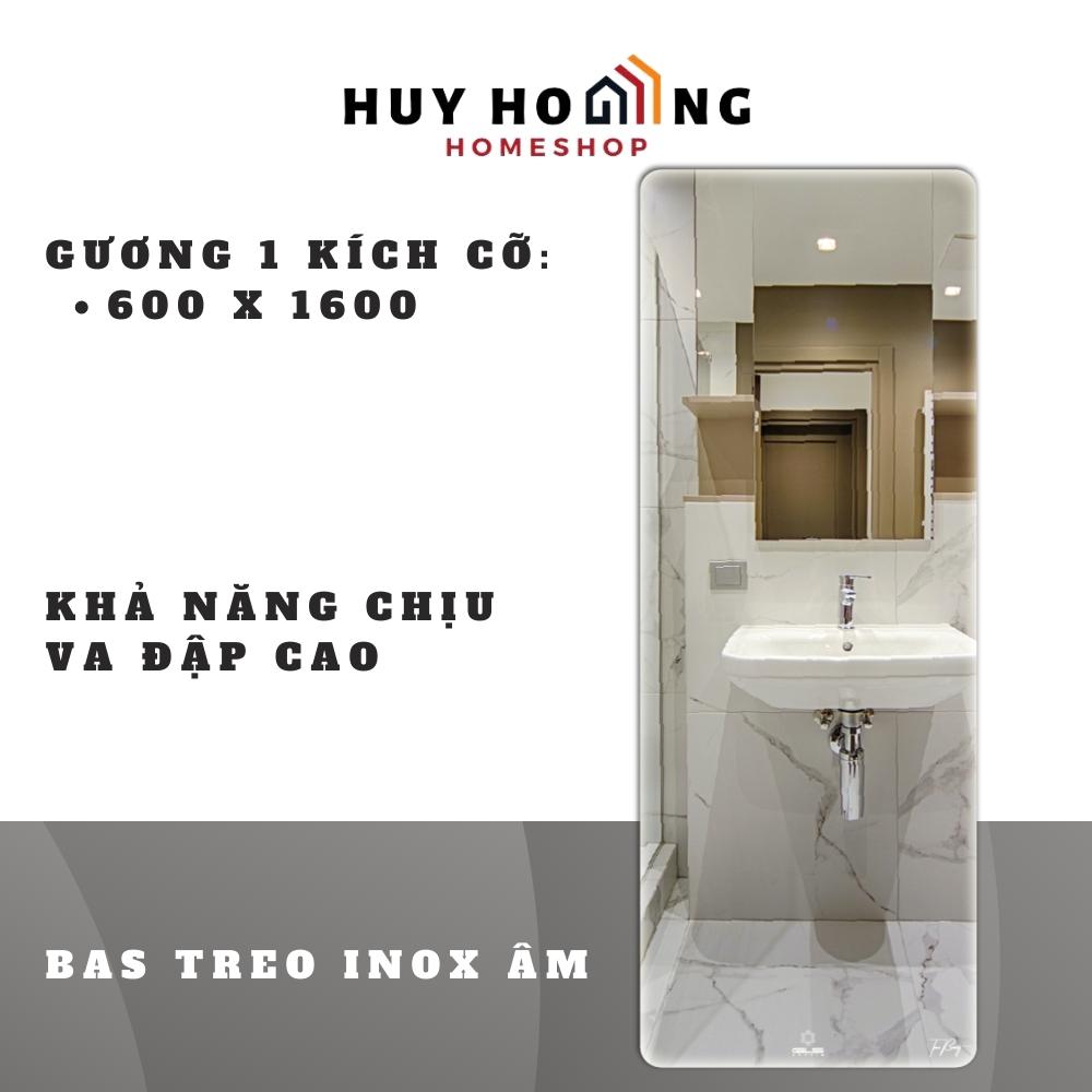 Gương toàn thân trơn mài cạnh đứng GLSMIRROR-S00R70