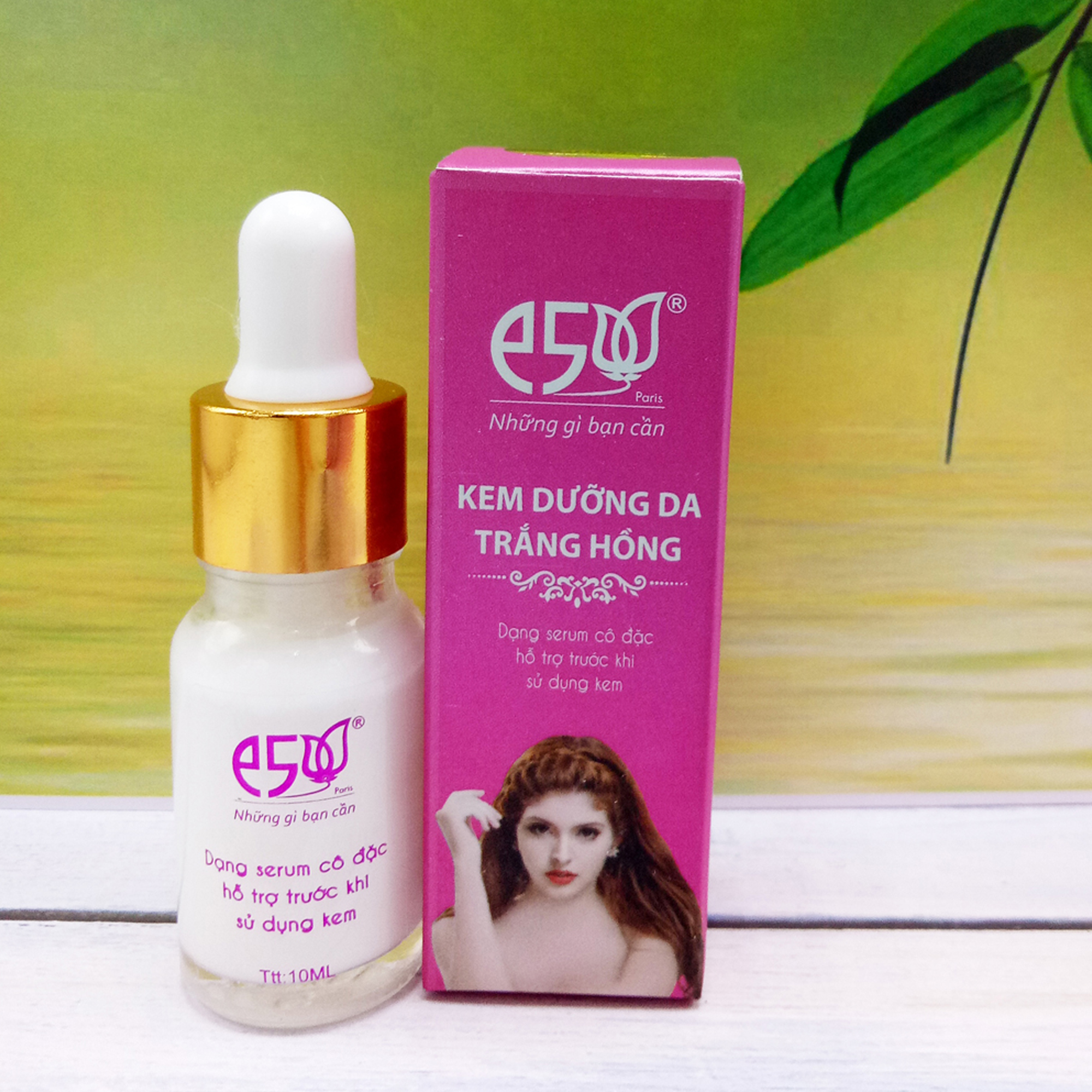  Kem Dưỡng Da Trắng Hồng E5 (10ml) (Serum cô đặc)