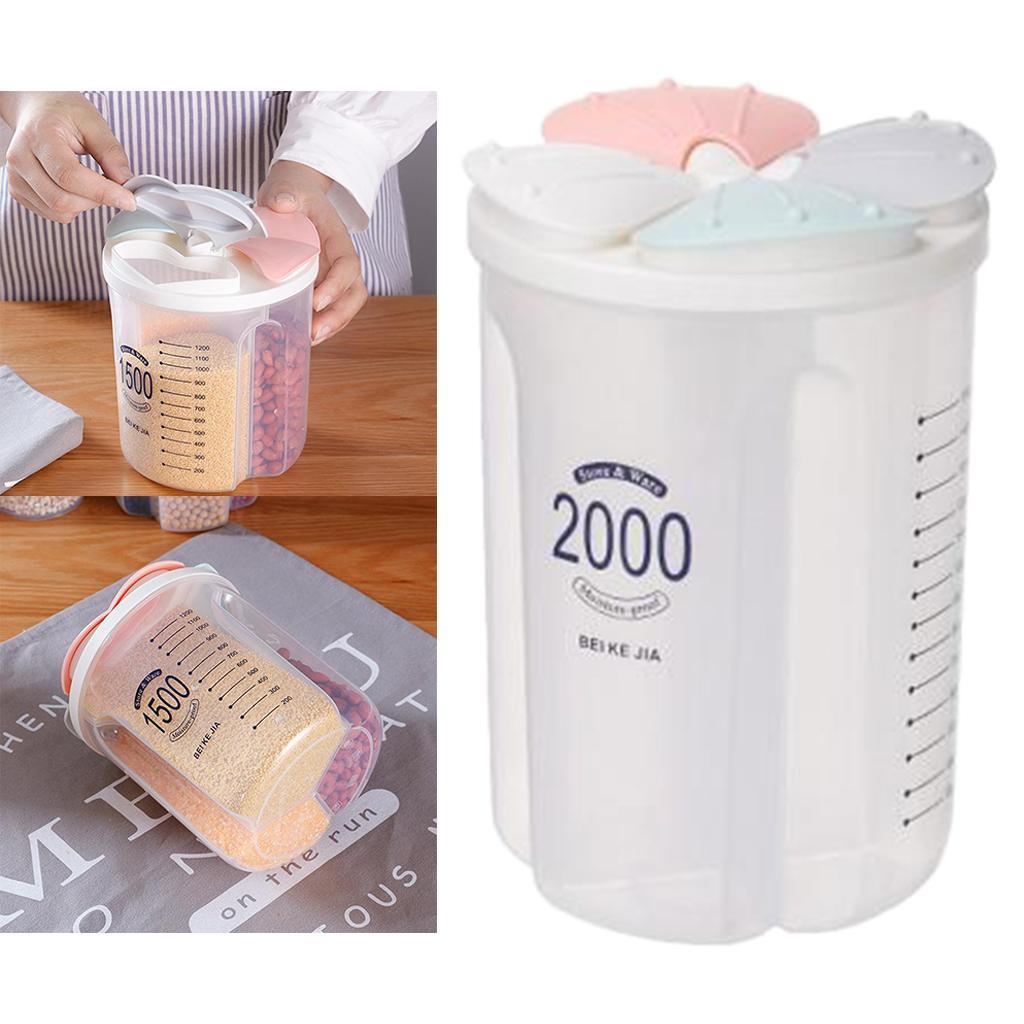 Kitchen Plastic Transparent Household Food Storage Containers Tank for Nut