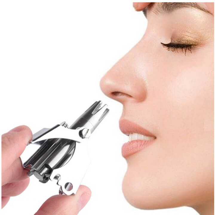 Dụng cụ cắt tỉa lông mũi thủ công bằng thép không gỉ, máy cắt lông mũi lưỡi cắt sắc, bền đẹp, dễ vệ sinh