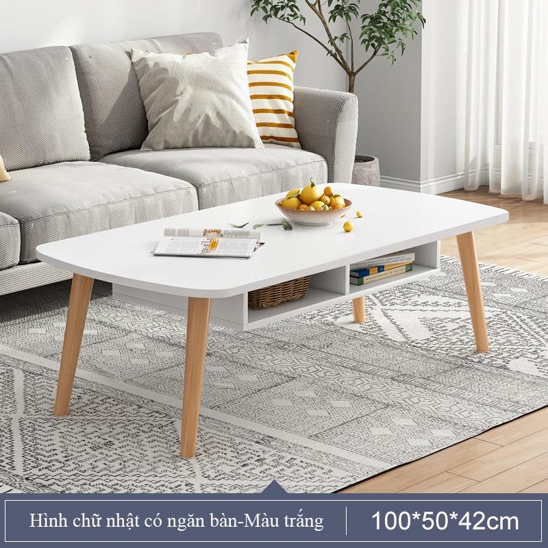 Bàn trà sofa, bàn cà phê chân gỗ tự nhiên sang trọng phong cách Bắc Âu phù hợp mọi không gian nhà ở