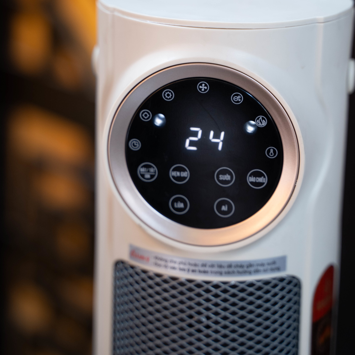 Máy sưởi gốm PTC Kalpen E10 ion diệt khuẩn 2200W kèm khiển từ xa - Hàng chính hãng