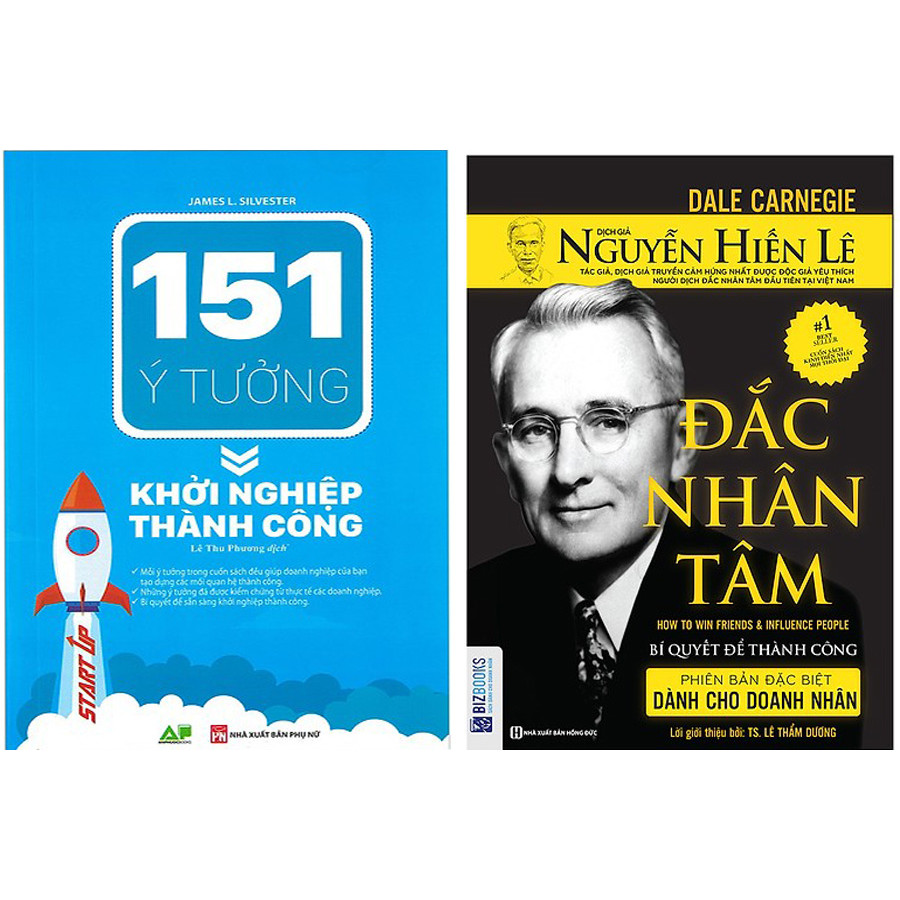 Combo 151 Ý Tưởng Khởi Nghiệp Thành Công Và Đắc Nhân Tâm - Phiên Bản Dành Cho Doanh Nhân Tặng Bookmark Hiệu Sách Mùa Hạ