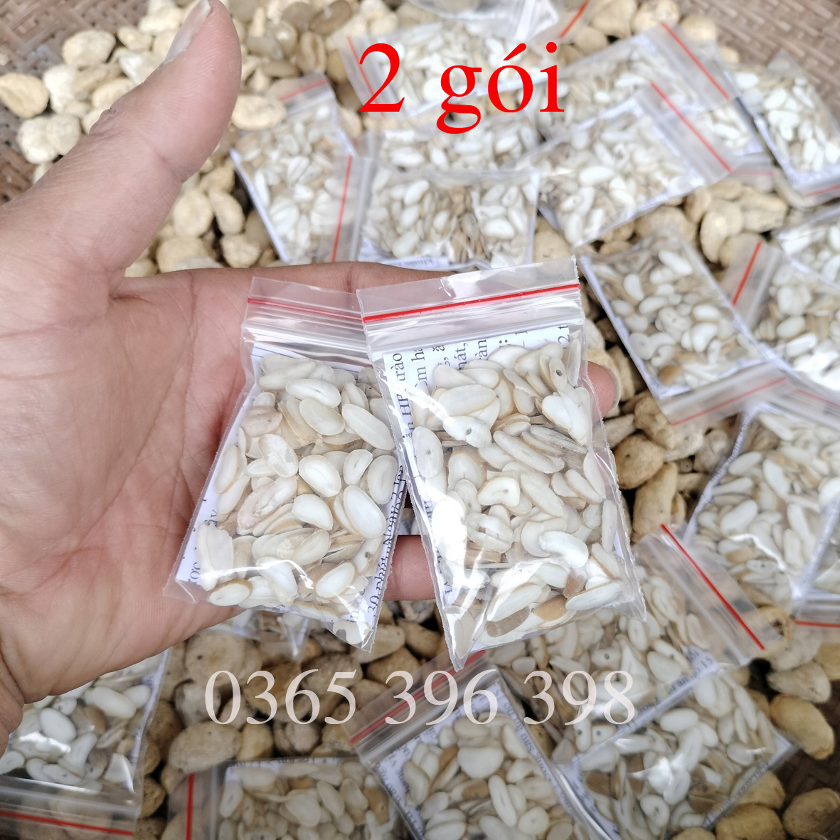 Hạt sang Hạt sành trắng, hạt giải quyết vấn đề dạ dày của người dân tộc H mong 2 gói