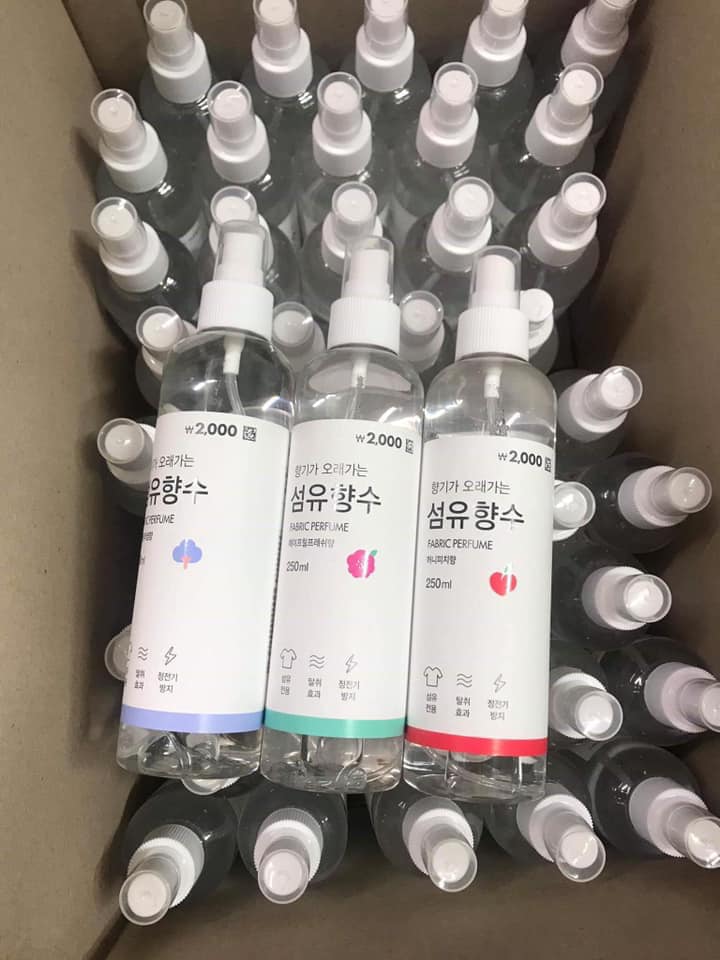 Xịt Thơm Và Khử Mùi Quần Áo Hàn Quốc 250ml