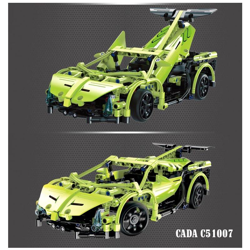 Đồ Chơi Lắp Ráp Điều Khiển Xe Sport Car Green – CADA C51007W